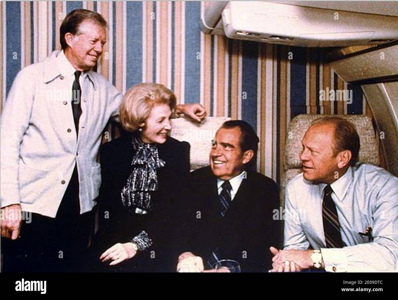 Leonore Annenberg with Presidents Nixon, Ford, Carter Stock Photo Alamy