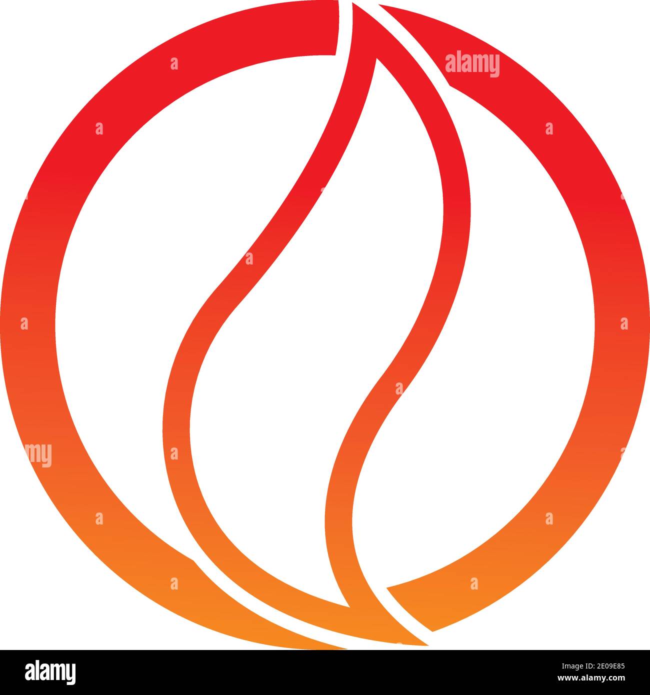 Fire with flame and feuer mit flamme Logo - Vector Stock Vector
