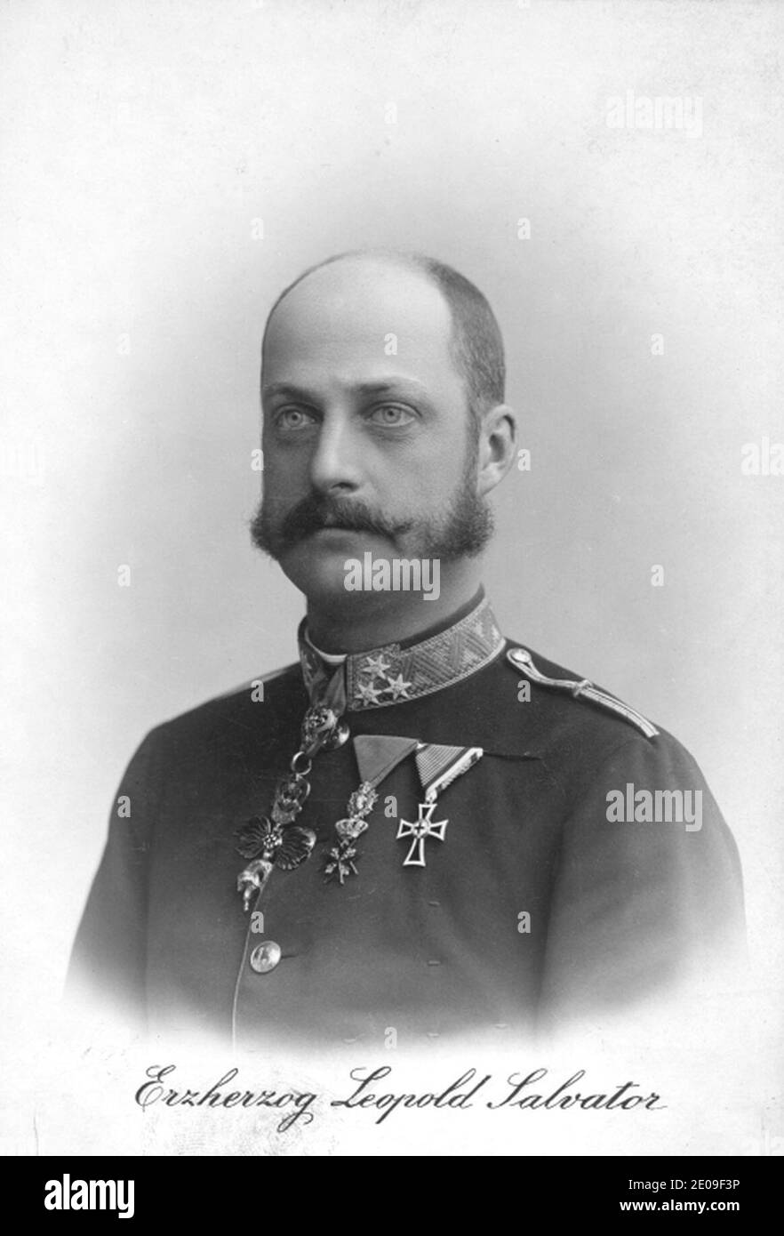 Leopold Salvator, Erzherzog von Österreich-Toskana. Stock Photo