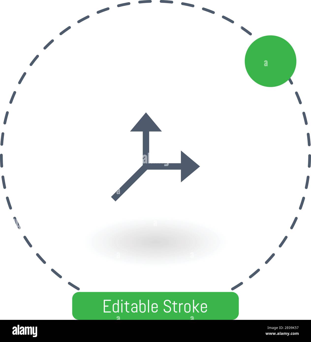 split call vector icon editable stroke outline icons for web and mobile Stock Vector