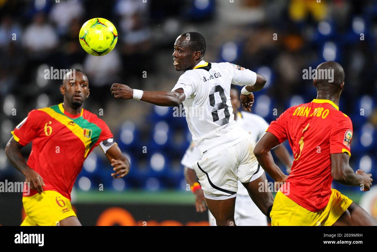 Ghana's Emmanuel Badu Agyemang during the 2012 African Cup of Nations soccer match, Ghana Vs Equatorial Guinea in Franceville, Gabon on February 2, 2012. The match ended in a 1-1 draw. Photo by ABACAPRESS.COM Stock Photo