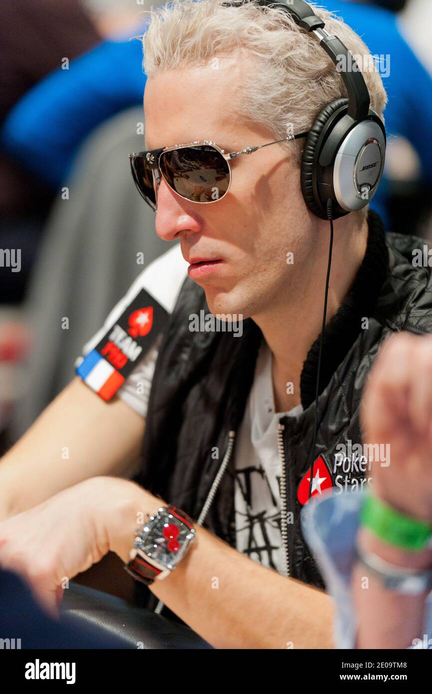 Bertrand 'ElkY' Grospellier attends the European Poker Tour at The  Deauville International Centre in Deauville, France on February 2, 2012.  Photo by Sandrine Boyer Engel/ABACAPRESS.COM Stock Photo - Alamy