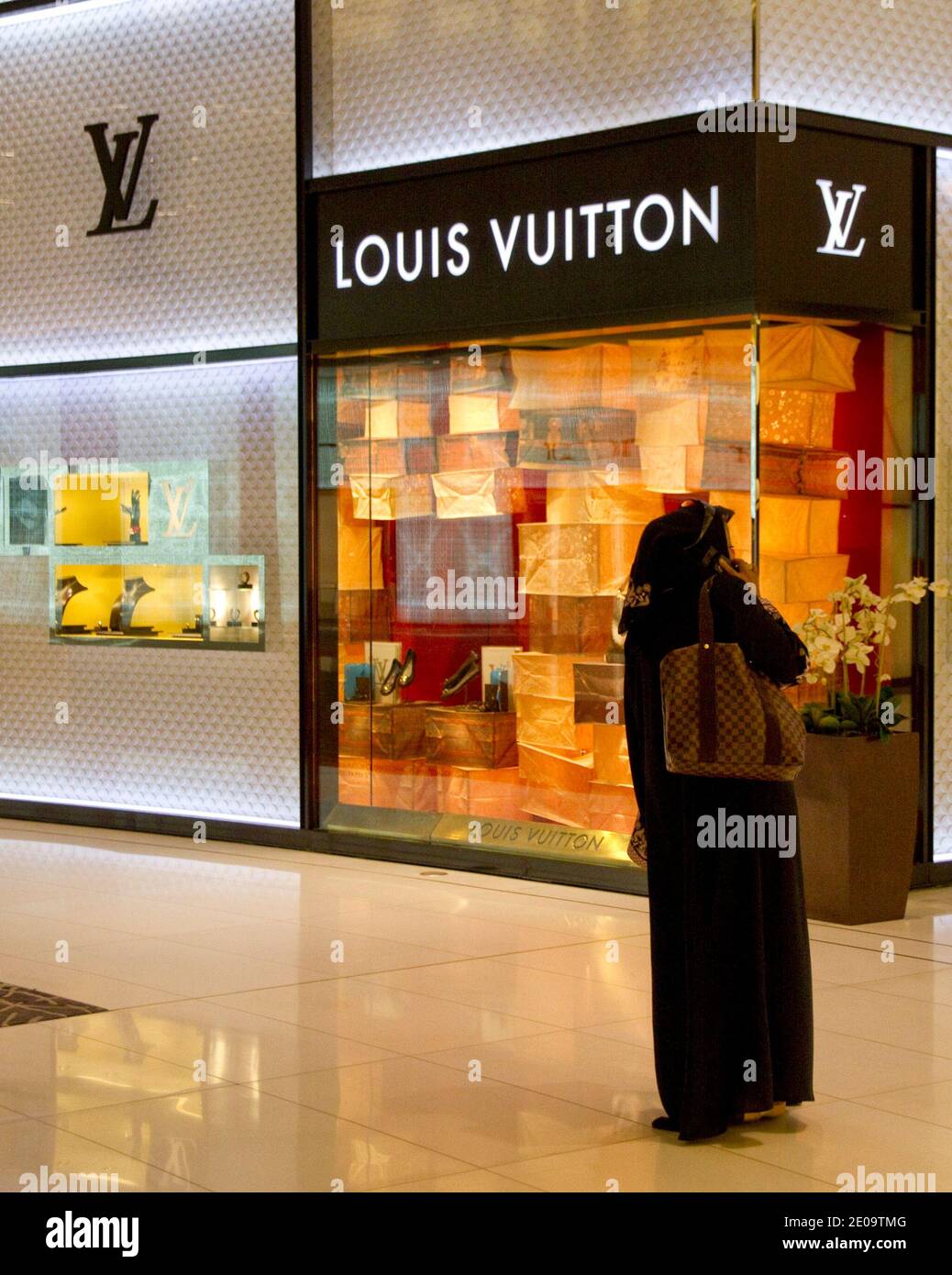 Louis Vuitton store in Dubai Mall in Dubai United Arab Emirates UAE Stock  Photo - Alamy