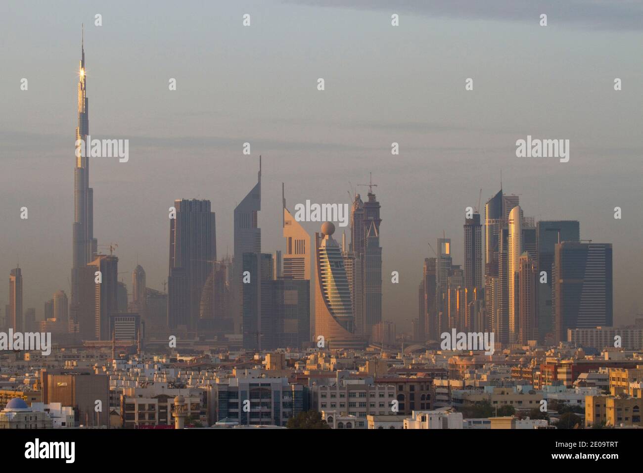 DUBAI CITY, UNITED ARAB EMIRATES.VUE DE DUBAI, EMIRATS ARABES UNIS. PHOTO BY FREDERIC REGLAIN/ABACAPRESS.COM Stock Photo