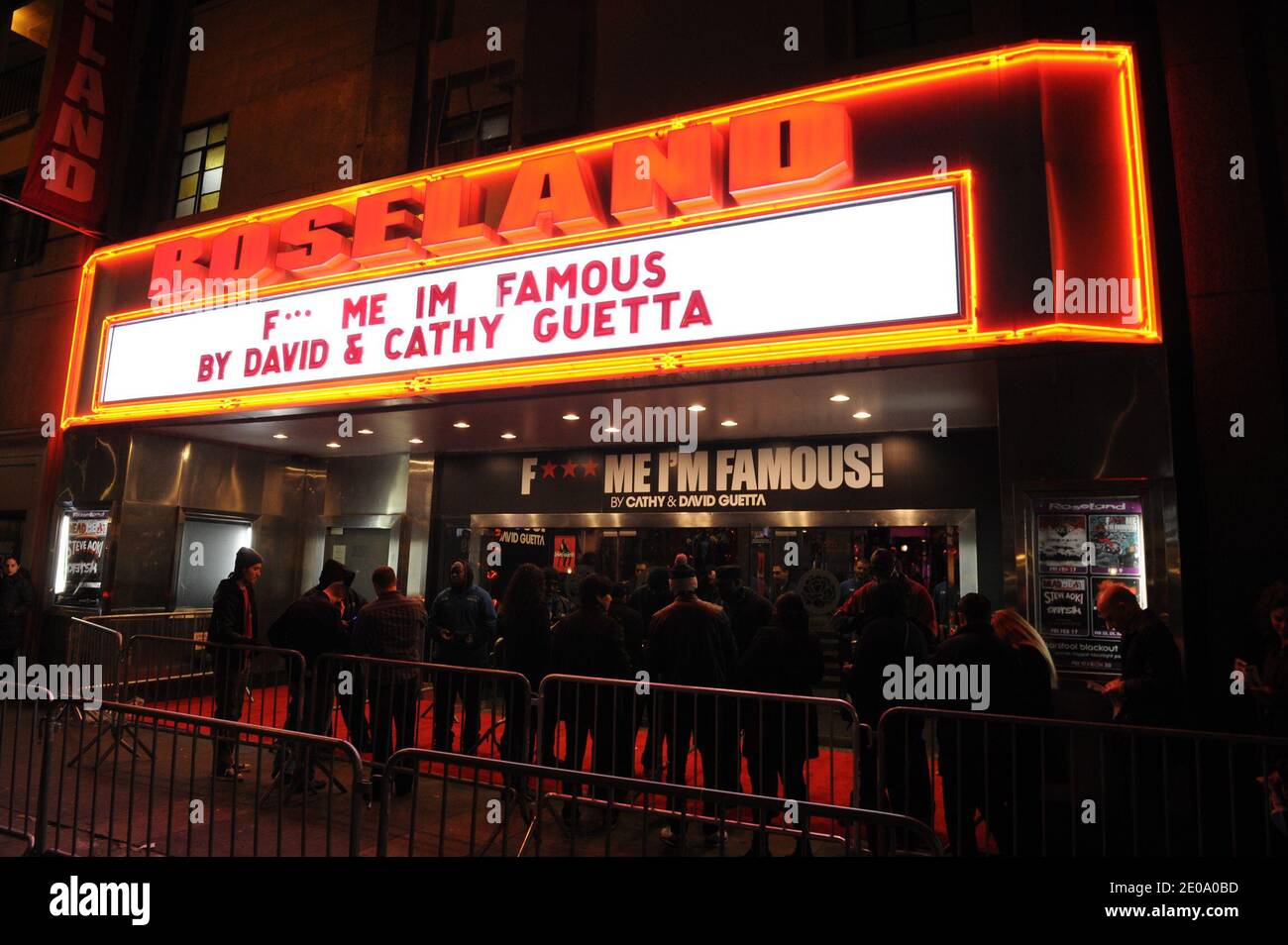 F me i'm Famous Party by David and Cathy Guetta at Roseland Ballroom in ...