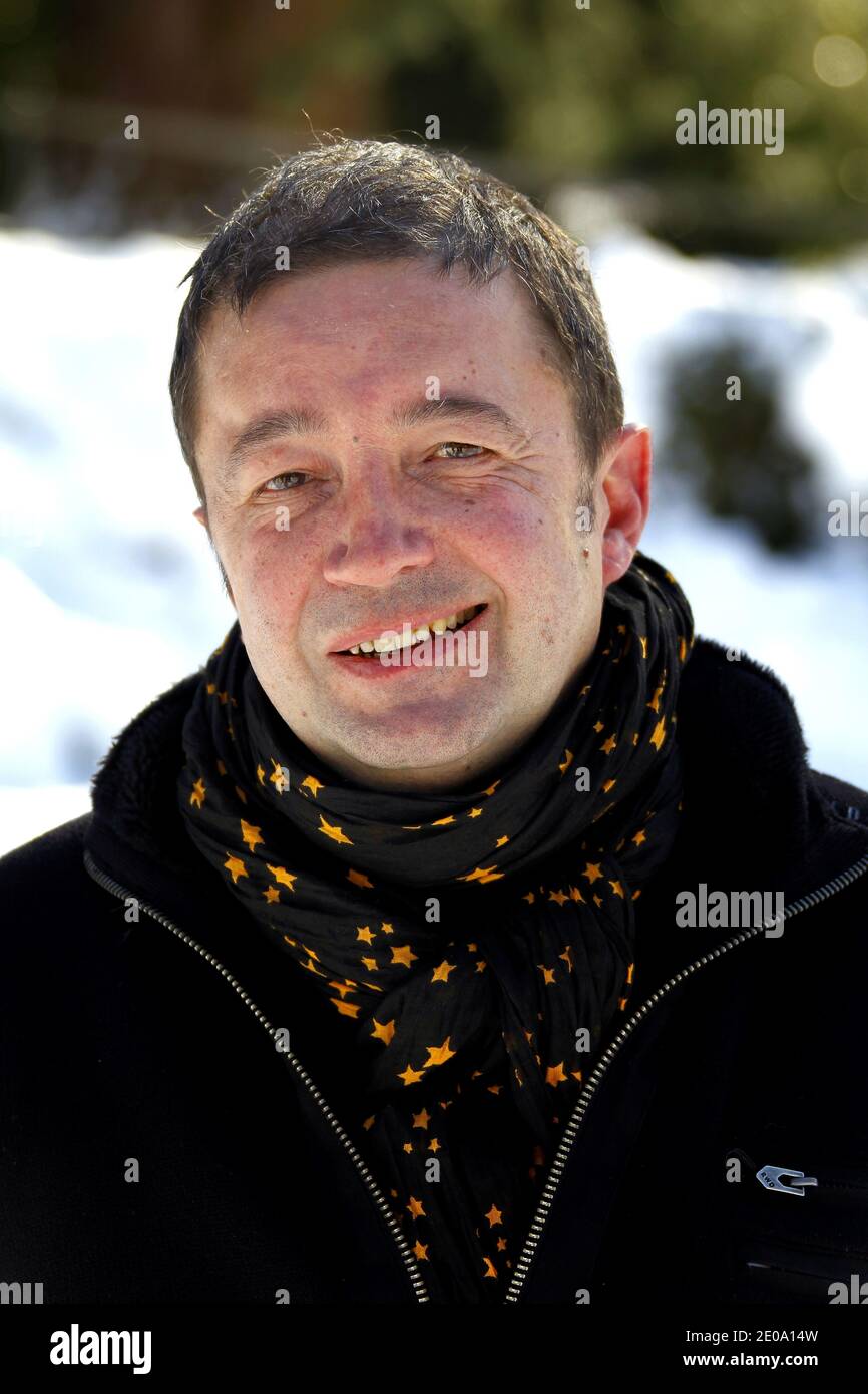 Frederic Bouraly who plays Jose in Scenes de Menages poses during the 14th Luchon Television Film Festival in Luchon, France on February 10, 2012. Photo by Patrick Bernard/ABACAPRESS.COM Stock Photo