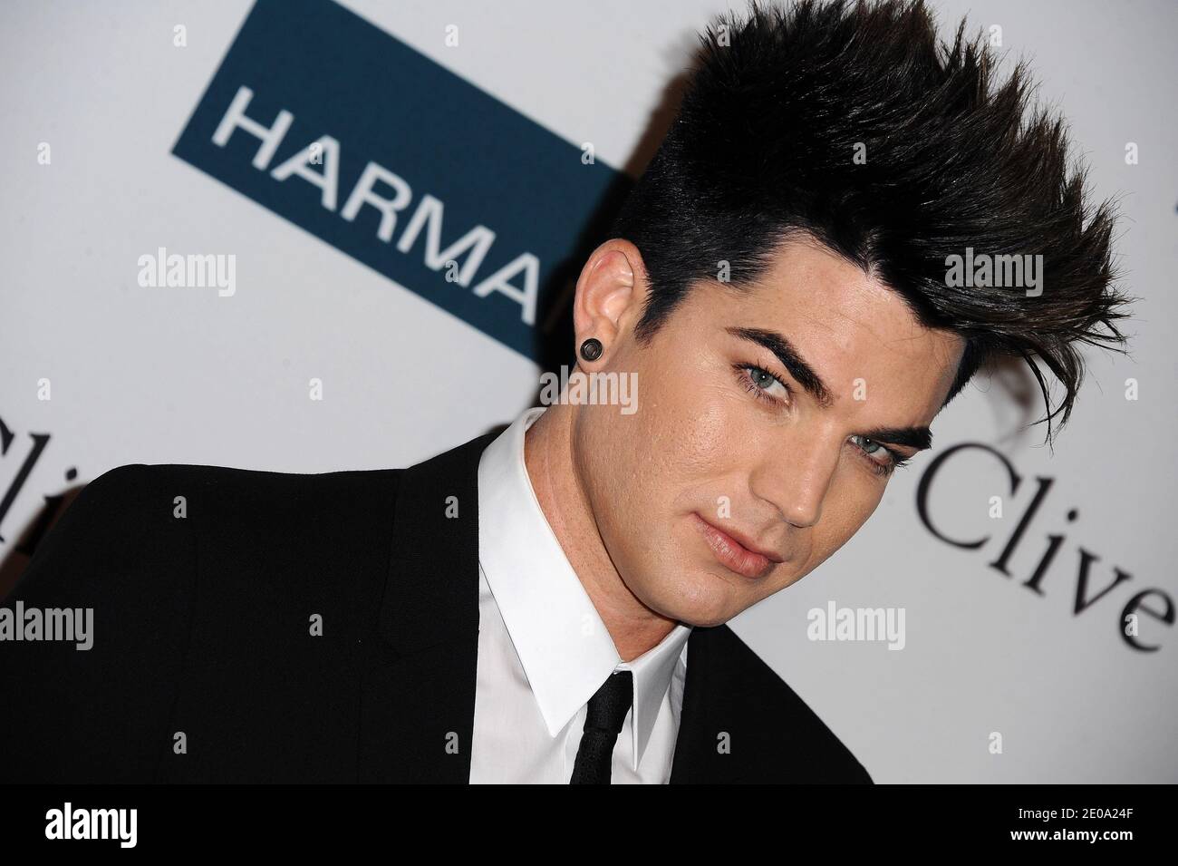 Adam Lambert attends the Clive Davis preGRAMMY Gala and Salute to