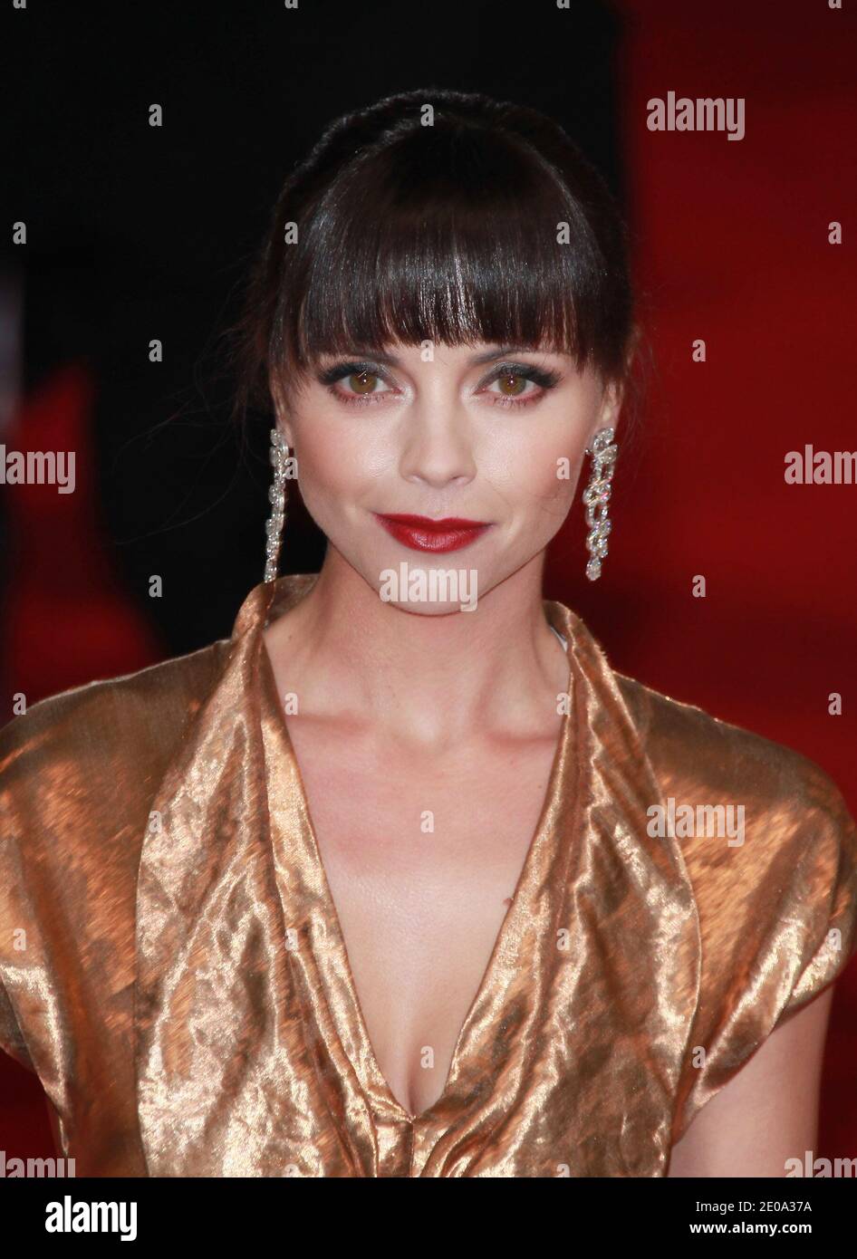 Christina Ricci arriving for the 2012 British Academy Film Awards (BAFTA) at the Royal Opera House in Covent Garden, central London, UK on February 12, 2012. Photo by Denis Guignebourg/ABACAPRESS.COM Stock Photo