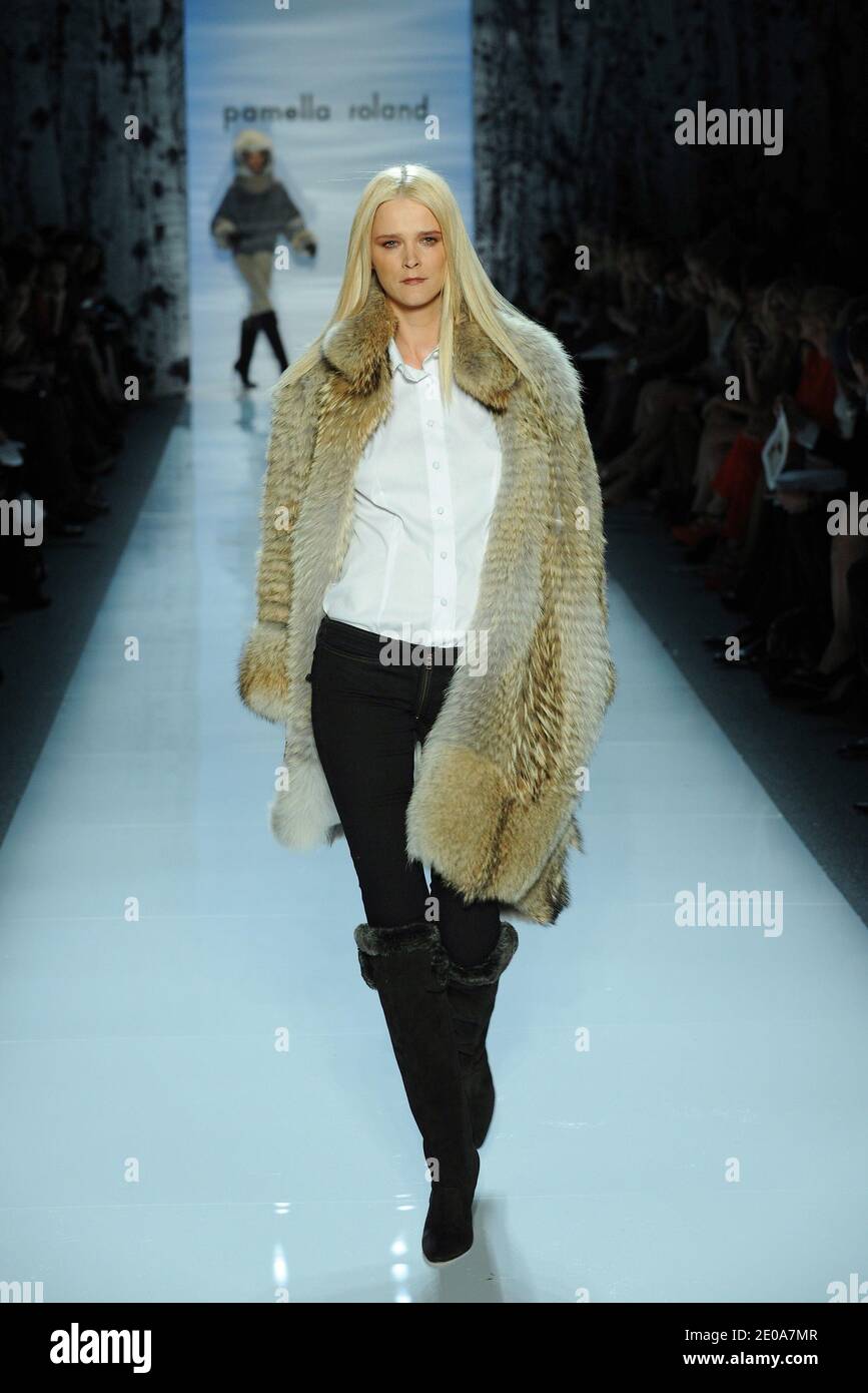 Carmen Kass attends Chanel Fall/Winter 2015-2016 Ready-To-Wear collection  show in Paris, France, on March 10, 2015. Photo by Nicolas  Briquet/ABACAPRESS.COM Stock Photo - Alamy