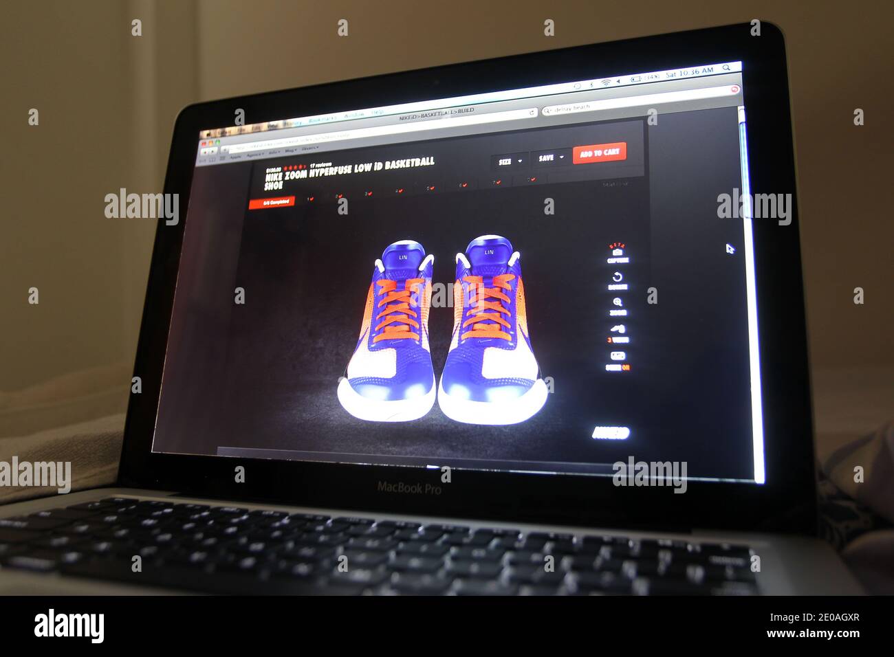 Nike inc. start to sell on their website the Nike Zoom Hyperfuse Low  basketball shoes, built especially for New York Kinicks Jeremy Lin over the  week end where the NBA is holding