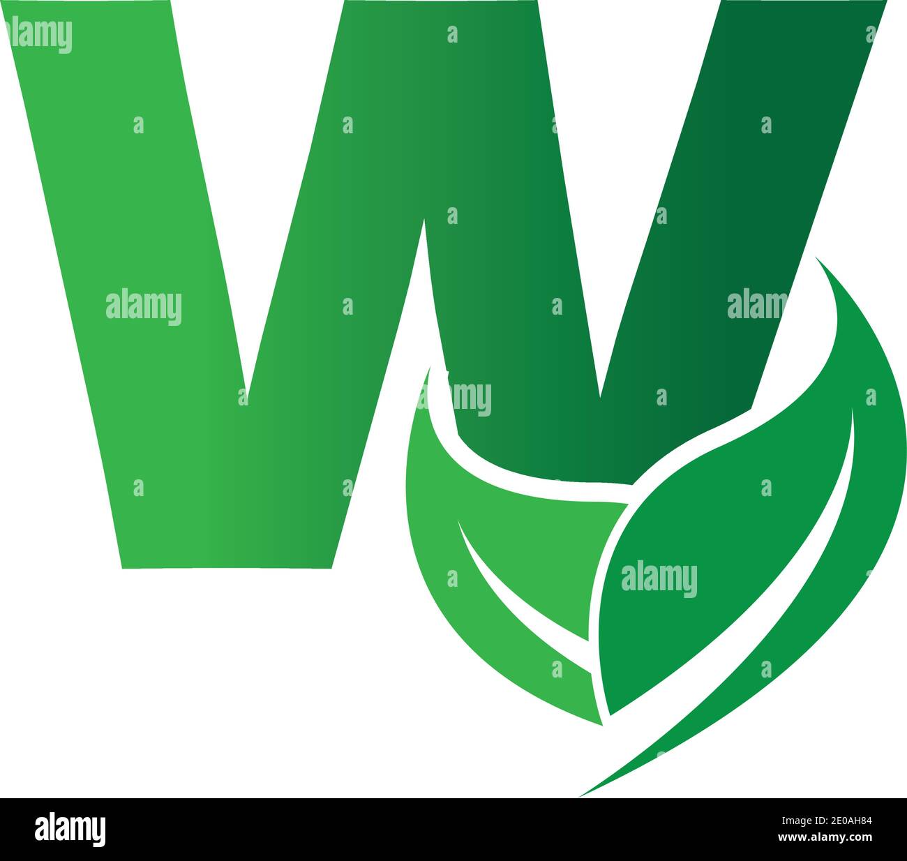 Letter W Business corporate abstract unity vector logo design template Stock Vector