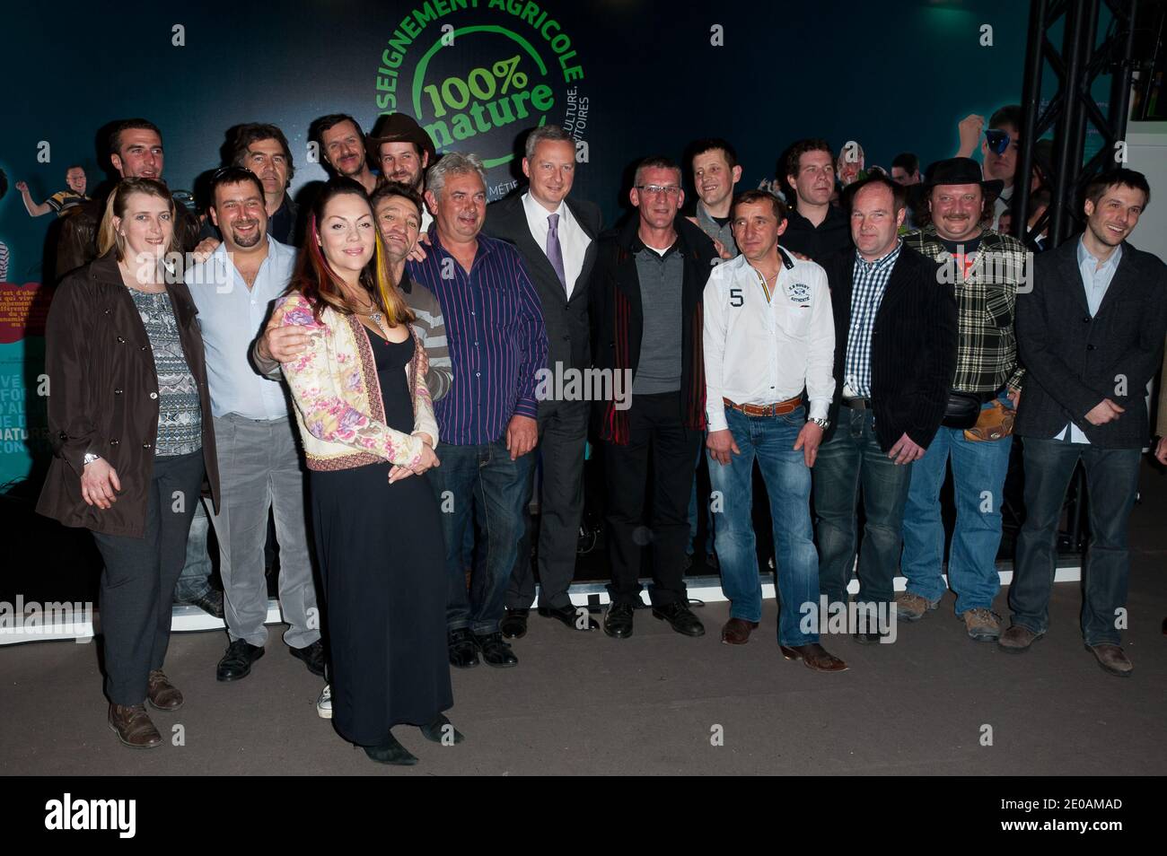 French Princess Hermine De Clermont Tonnerre French Agriculture And Fisheries Minister Bruno Le Maire And The Casting Of Tv Show L Amour Est Dans Le Pre Alexis Benjamin Benoit Celine Didier Fabien Jean Claude
