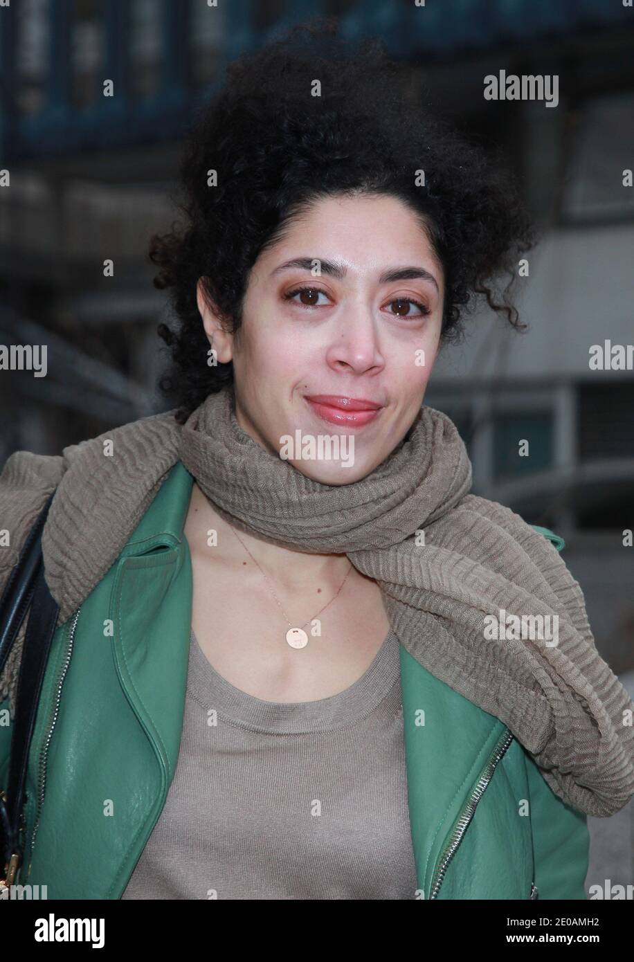 Naidra Ayadi attends Balenciaga's Fall-Winter 2012-2013 Ready-To-Wear collection show held at Quai Javel in Paris, France, on March 1, 2012, as part of the Paris Fashion Week. Photo by Denis Guignebourg/ABACAPRESS.COM Stock Photo