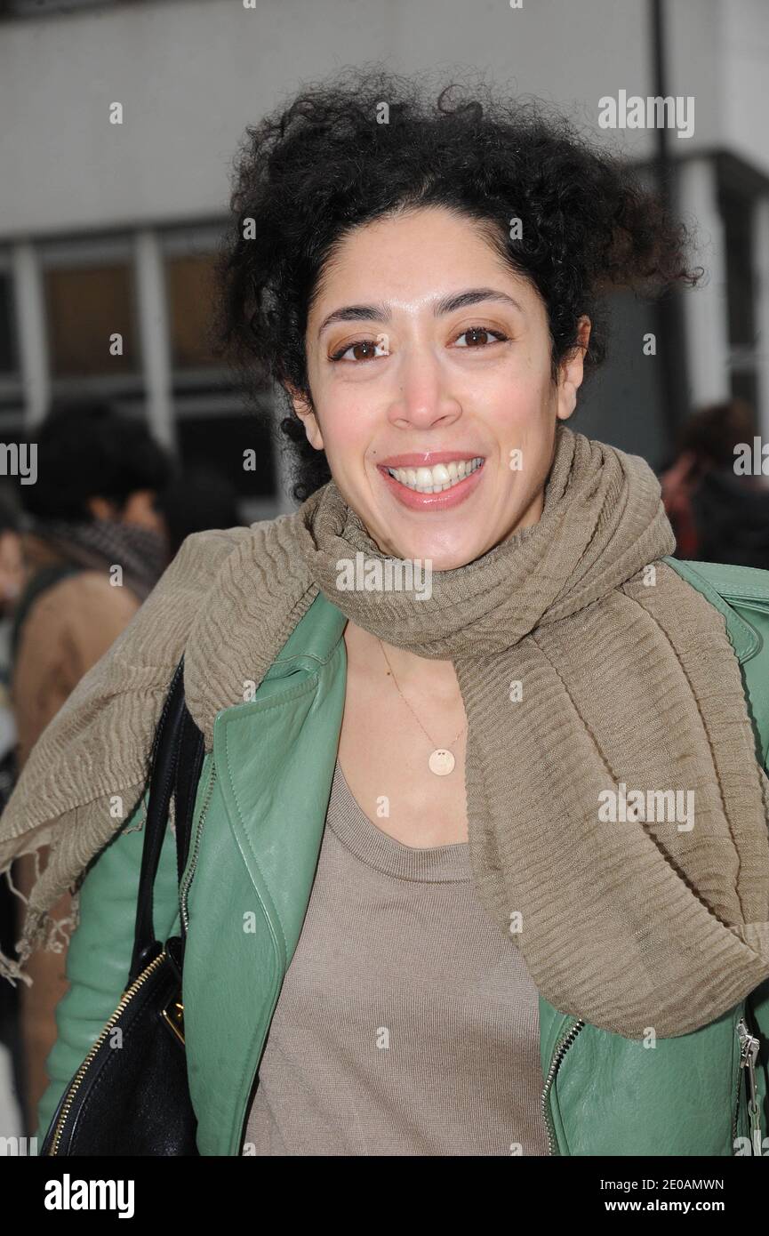 Naidra Ayadi arriving for the Balenciaga Fall-Winter 2012-2013 Ready-To-Wear collection show held at Quai Javel in Paris, France on March 1, 2012, as part of the Paris Fashion Week. Photo by Giancarlo Gorassini/ABACAPRESS.COM Stock Photo