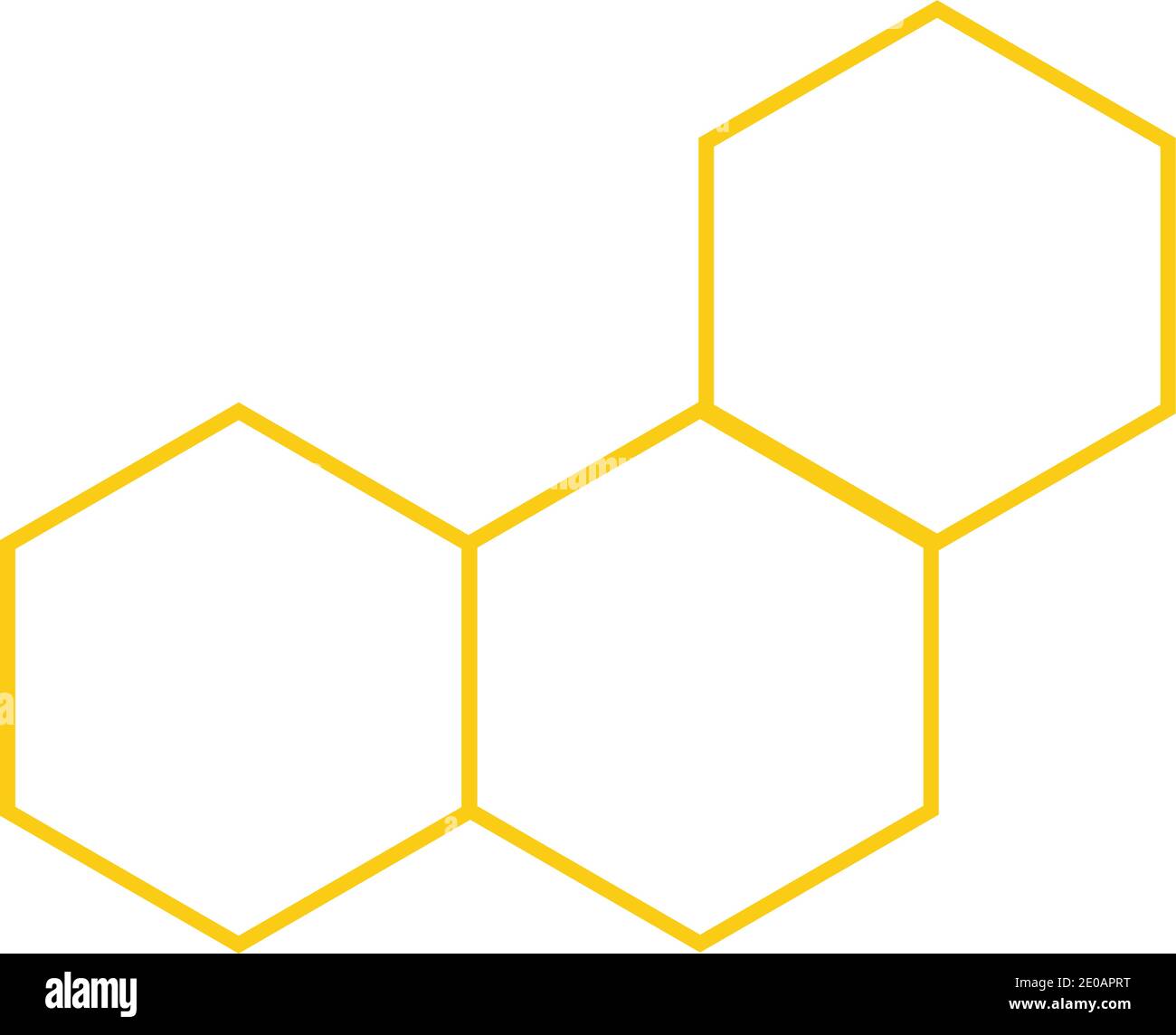 Honeycomb background texture illustration design Stock Vector
