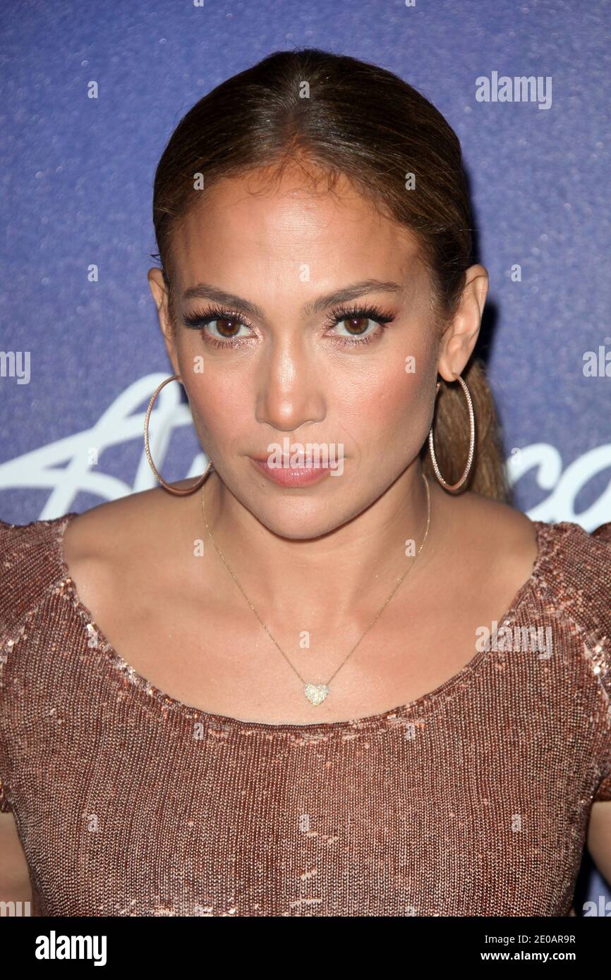American Idol judge Jennifer Lopez attending the American Idol Top Finalists Party held at The Grove in Los Angeles, CA, USA on March 2, 2012. Photo by Krista Kennell/ABACAPRESS.COM Stock Photo