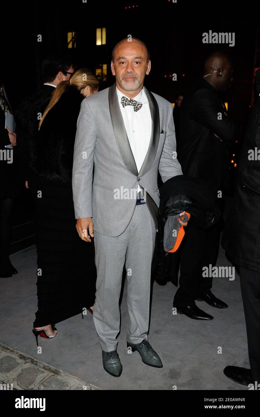 Christian Louboutin arriving for the Dior Jewelry party held in Hotel  Salomon De Rothschild in Paris, France, on March 4, 2012. Photo by Alban  Wyters/ABACAPRESS.COM Stock Photo - Alamy