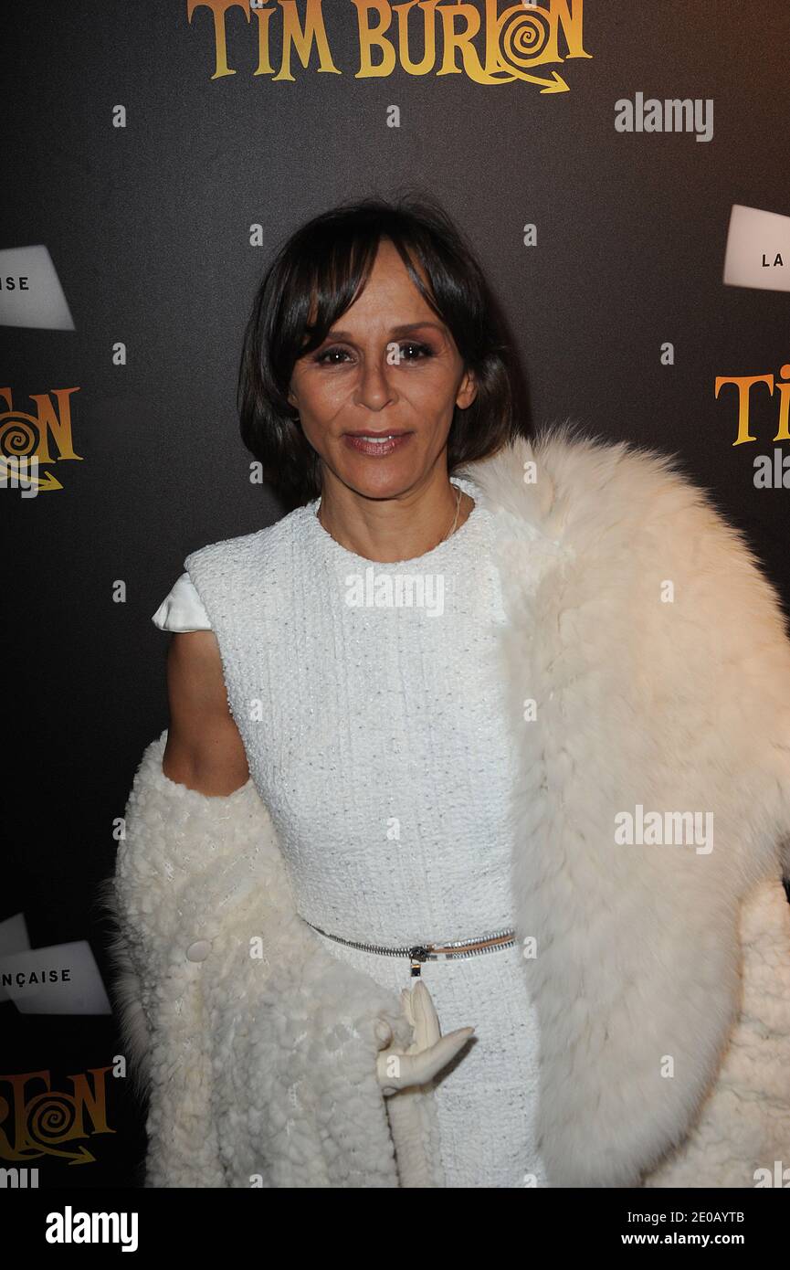 Christine Boisson arriving for the Tim Burton exhibition launch Cocktail at the Cinematheque Francaise in Paris, France on March 5, 2012. Photo by Giancarlo Gorassini/ABACAPRESS.COM Stock Photo