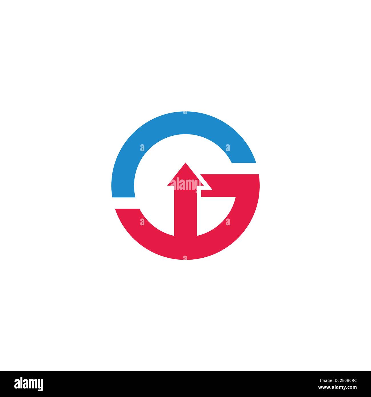 letter g motion arrow up geometric colorful logo vector Stock Vector ...
