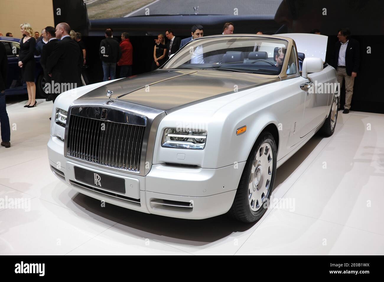 Rolls Royce Phantom Coupe on display at the 82nd International Motor Show  and Accessories of Geneva, Switzerland on March 7, 2012. Photo by  Loona/ABACAPRESS.COM Stock Photo - Alamy