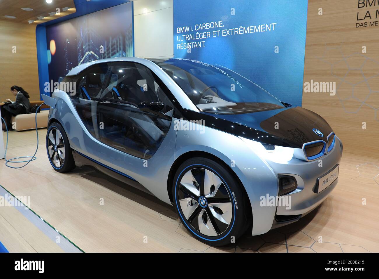 Concept Car BMW i3 on display at the 82nd International Motor Show and  Accessories of Geneva, Switzerland on March 7, 2012. Photo by  Loona/ABACAPRESS.COM Stock Photo - Alamy
