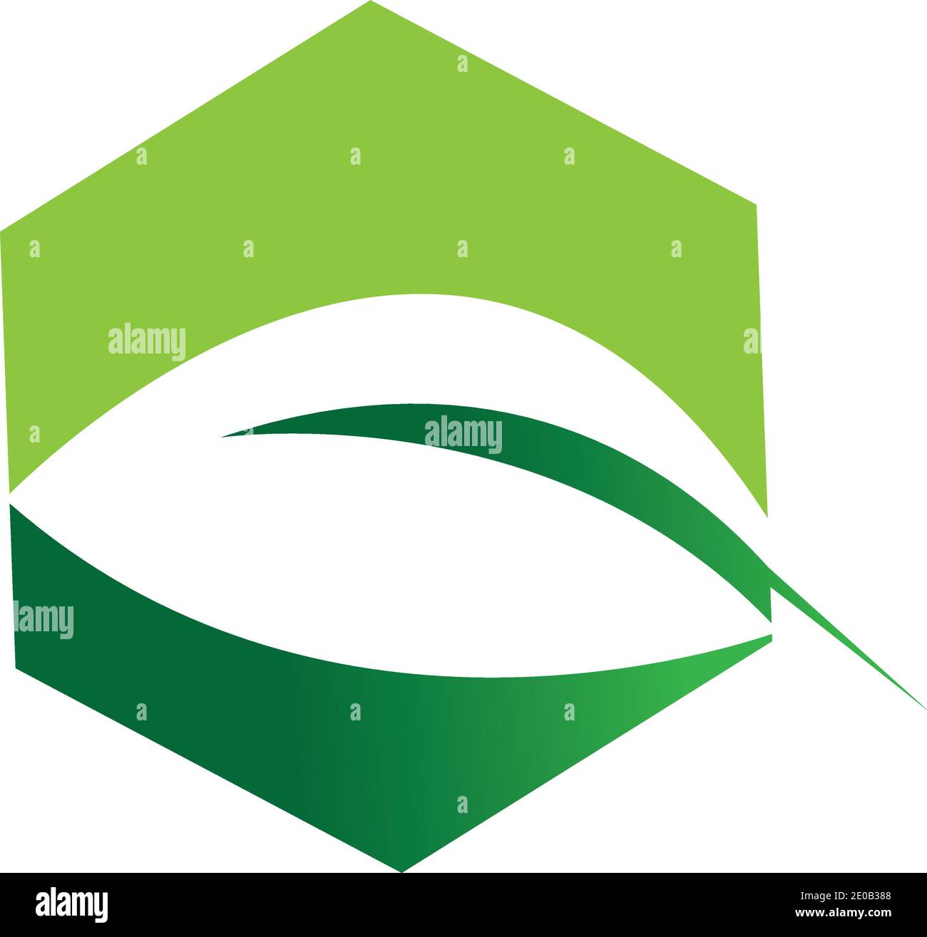 green leaf logo vector Stock Vector Image & Art - Alamy