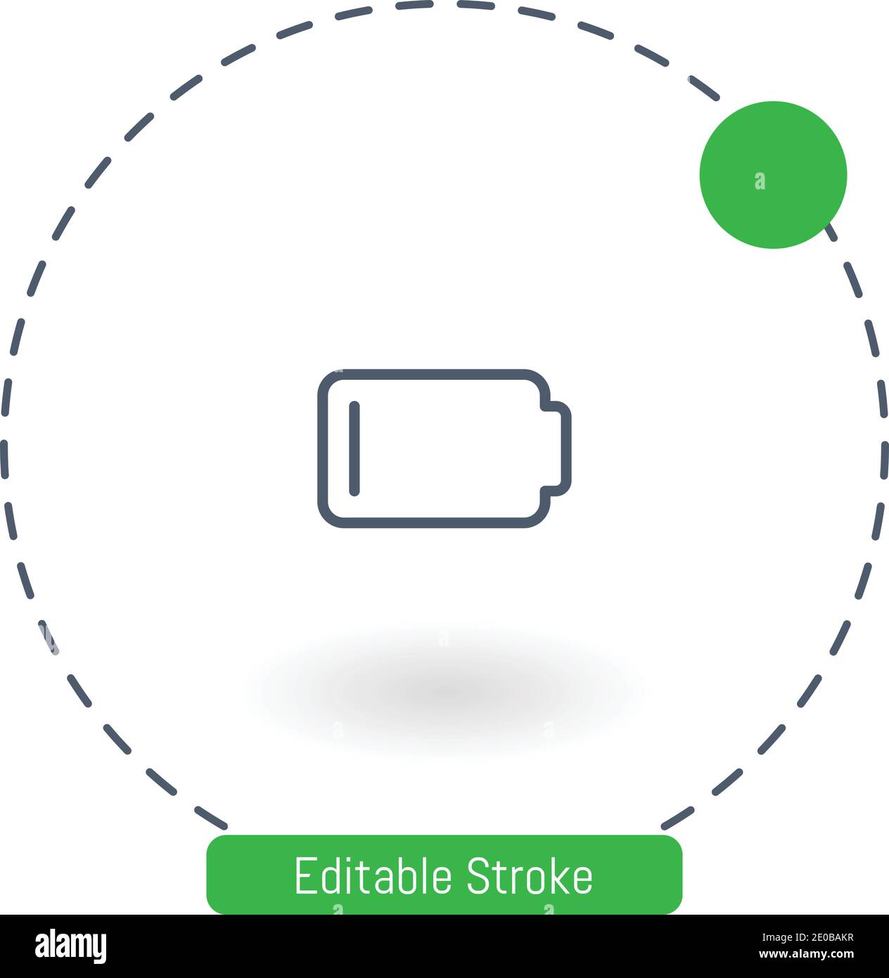 low vector icon editable stroke outline icons for web and mobile Stock Vector