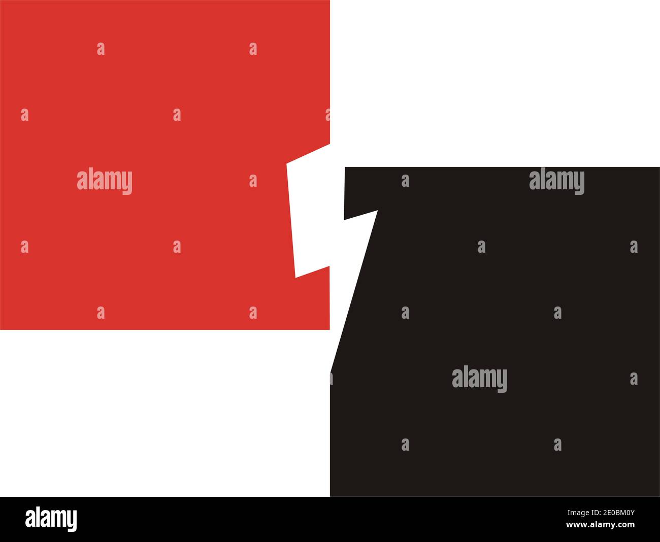 Thunder and Bolt Lighting Flash Icons Set. Flat Style on Dark Background. Vector - Vector Stock Vector