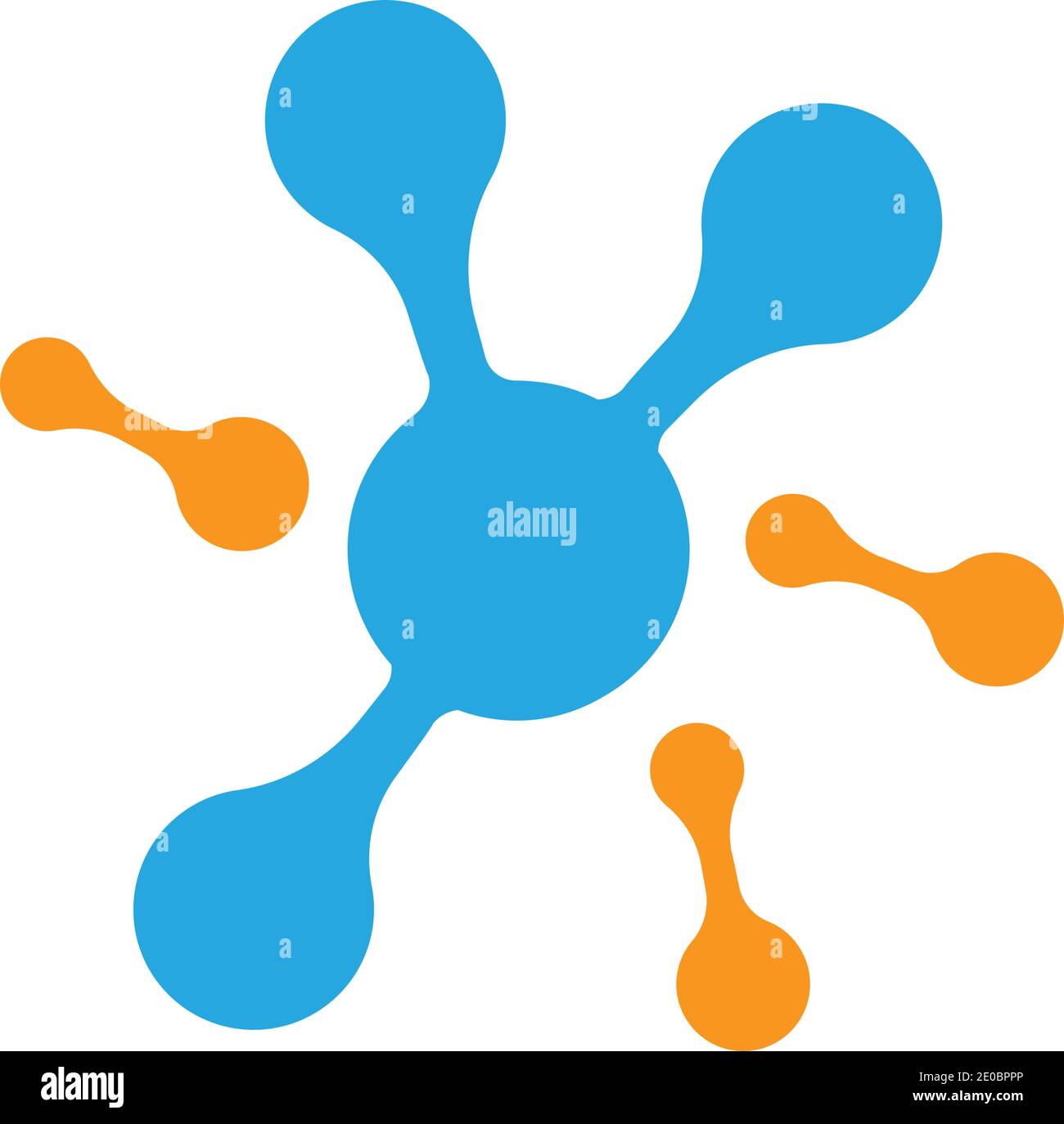 molecule logo vector icon illustration design template Stock Vector ...