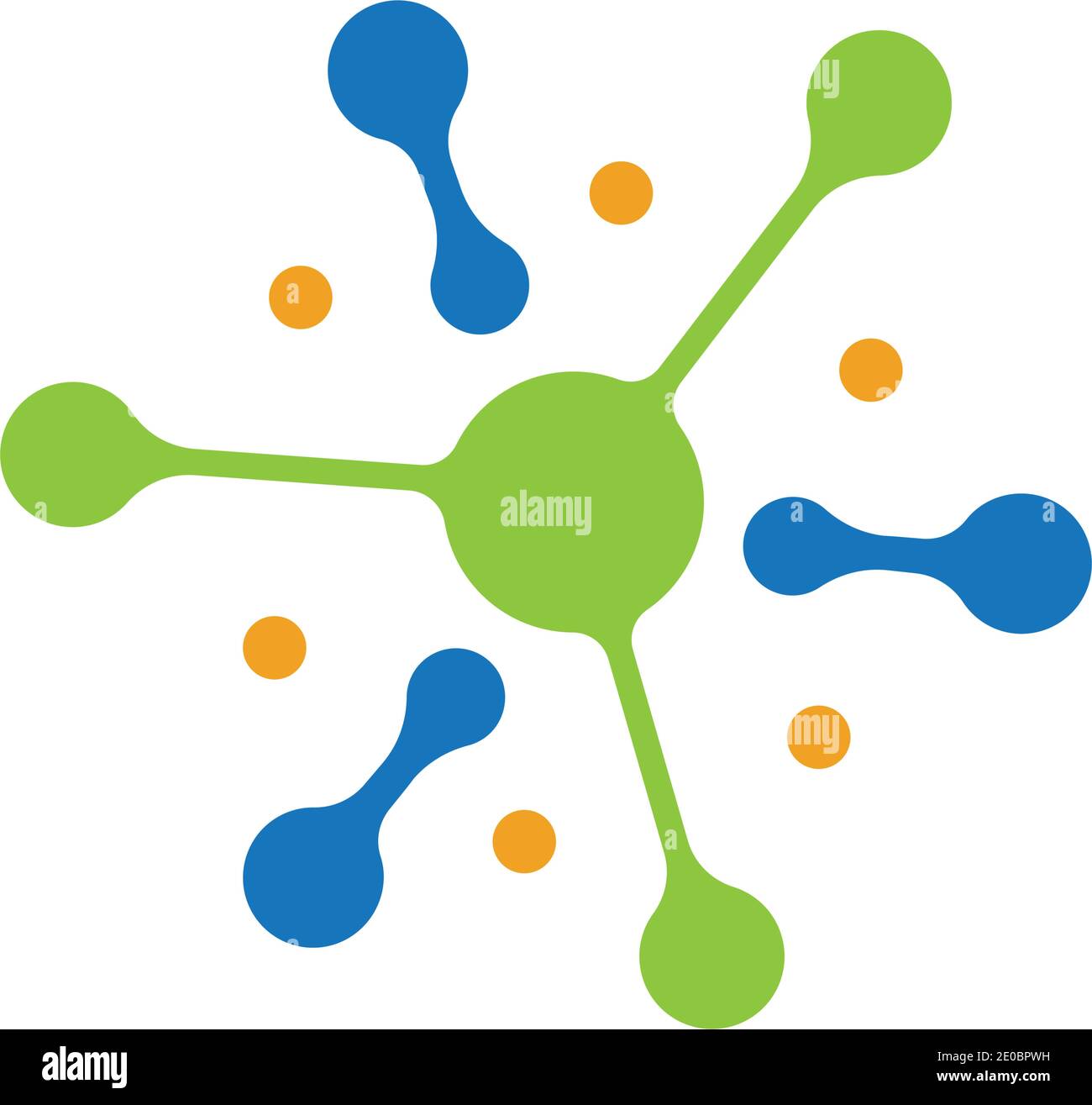 molecule logo vector icon illustration design template Stock Vector ...