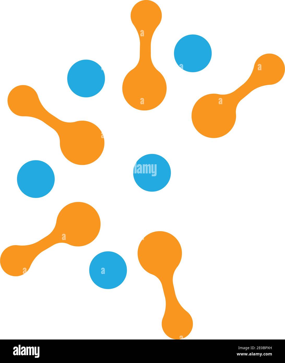 molecule logo vector icon illustration design template Stock Vector ...