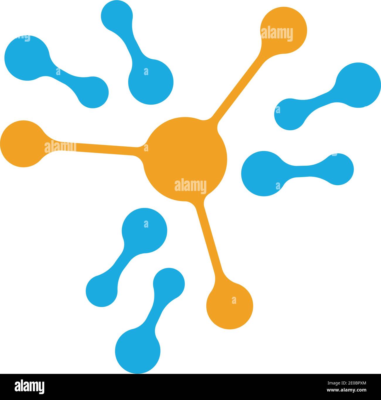molecule logo vector icon illustration design template Stock Vector ...