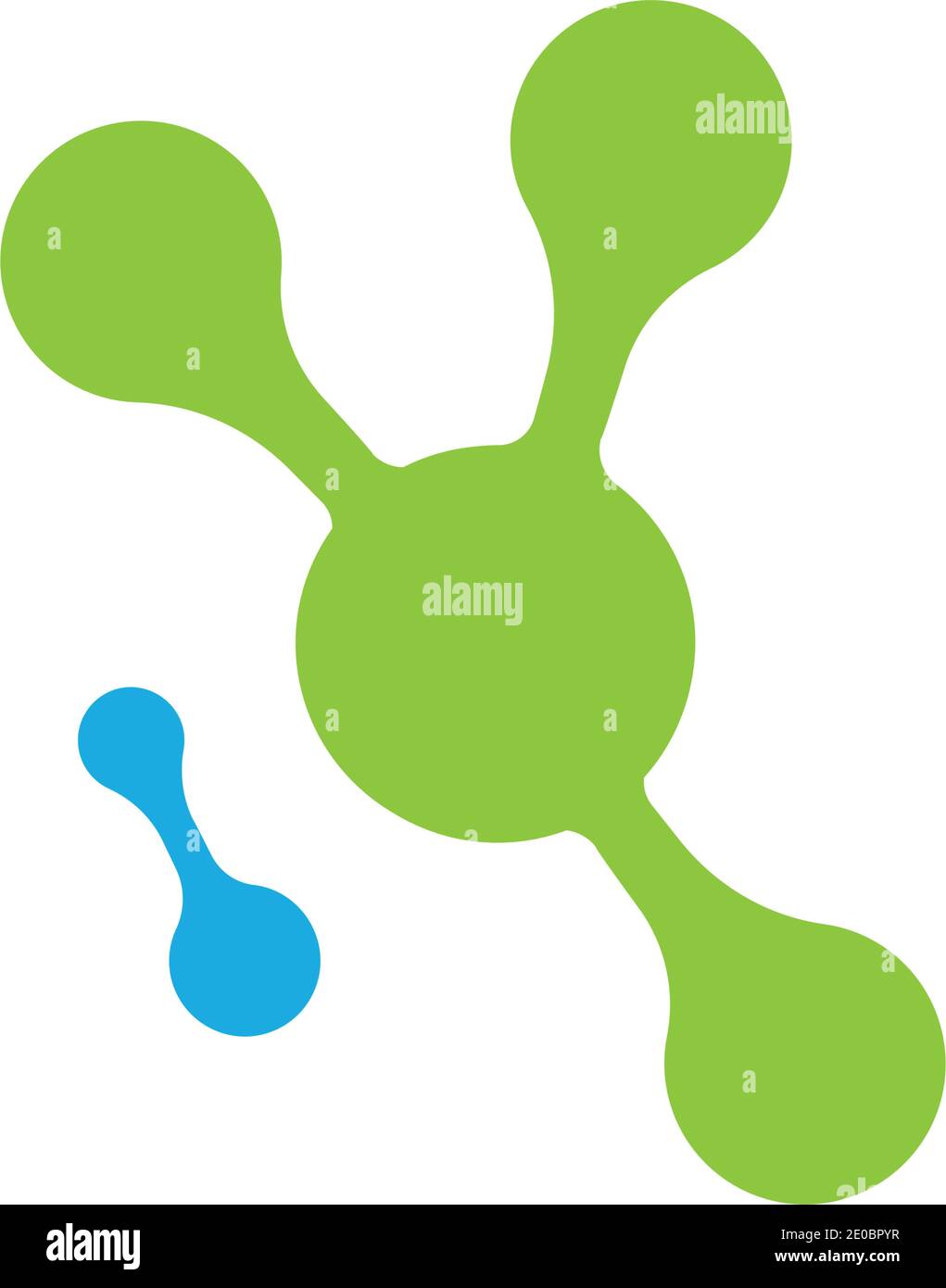 molecule logo vector icon illustration design template Stock Vector