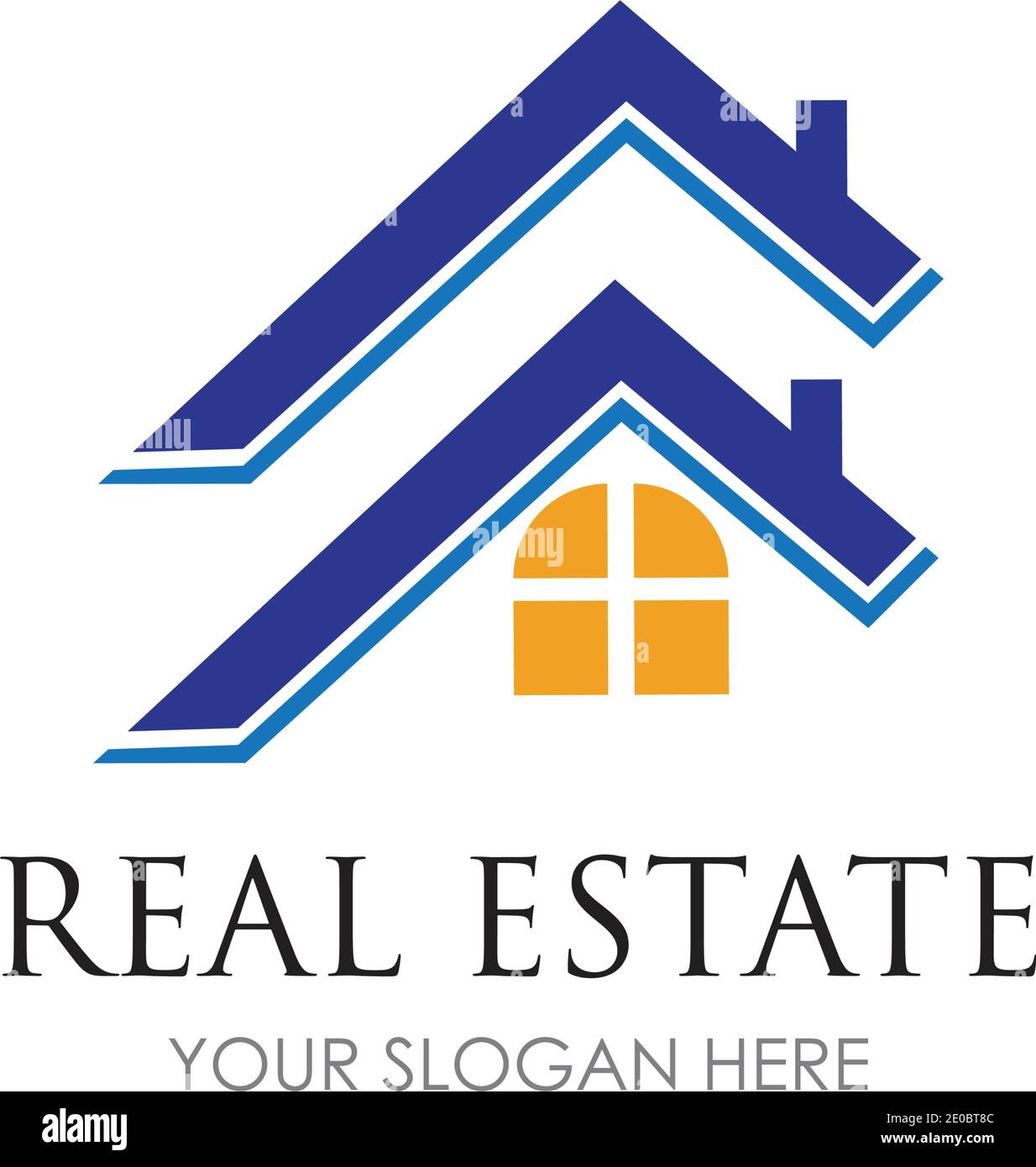 Real estate logo icon illustration - Vector Stock Vector Image & Art ...