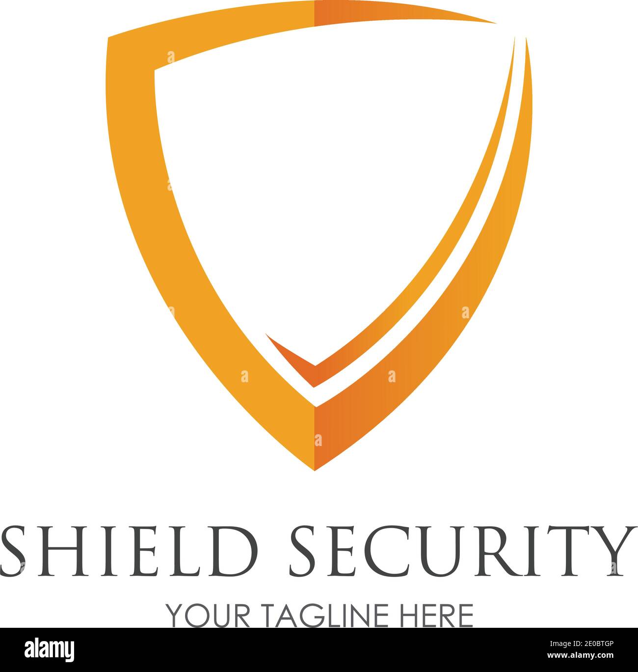 Shield Security logo design vector illustration template Stock Vector ...