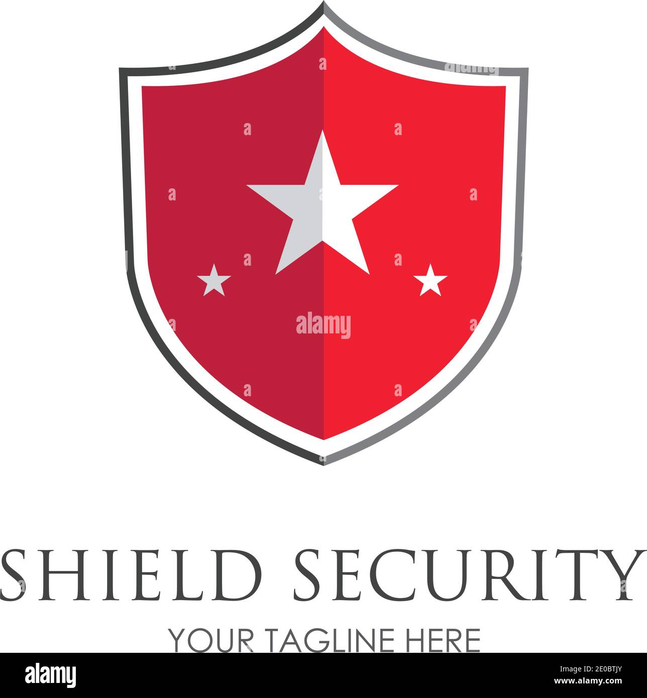 Shield Security logo design vector illustration template Stock Vector ...
