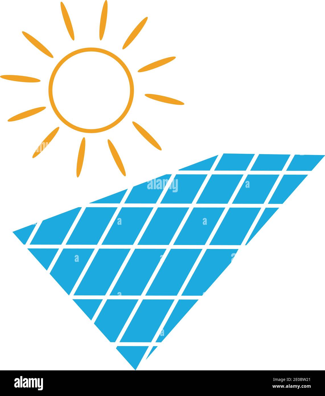 Solar logo energy icon vector design Stock Vector