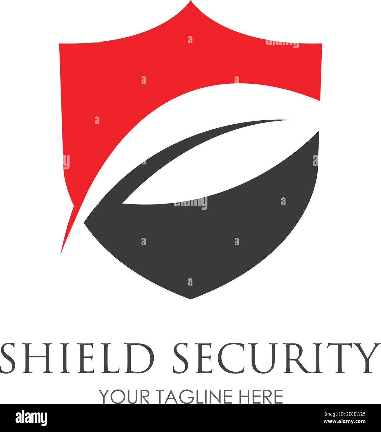 Shield Security logo design vector illustration template Stock Vector ...