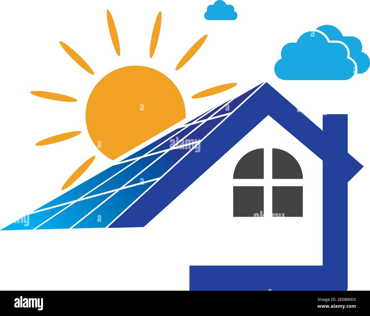 Solar logo energy icon vector design Stock Vector Image & Art - Alamy