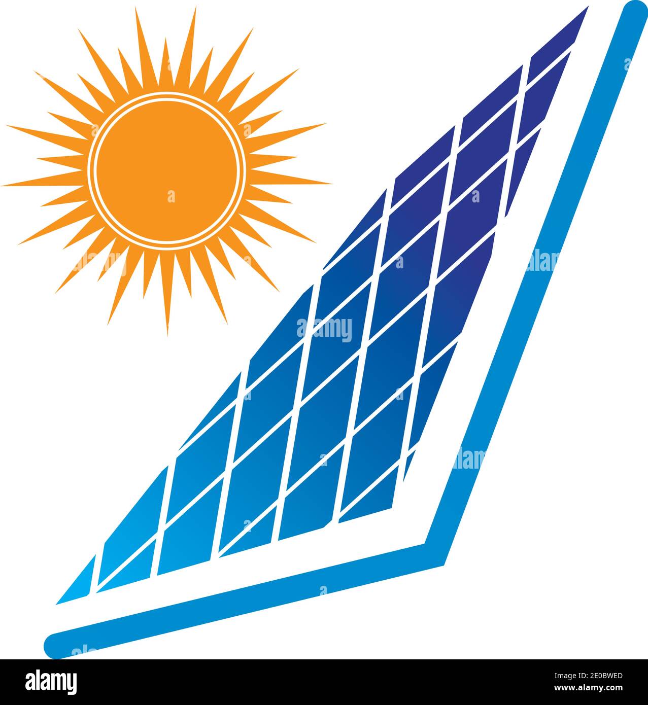 Alternative green energy concept panels Stock Vector Images - Alamy