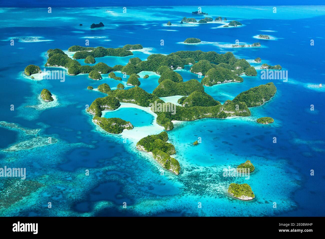 Aerial View Of Seventy Islands The Rock Islands Over Archipelago Of aerial-view-of-seventy-islands-the-rock-islands-over-archipelago-of