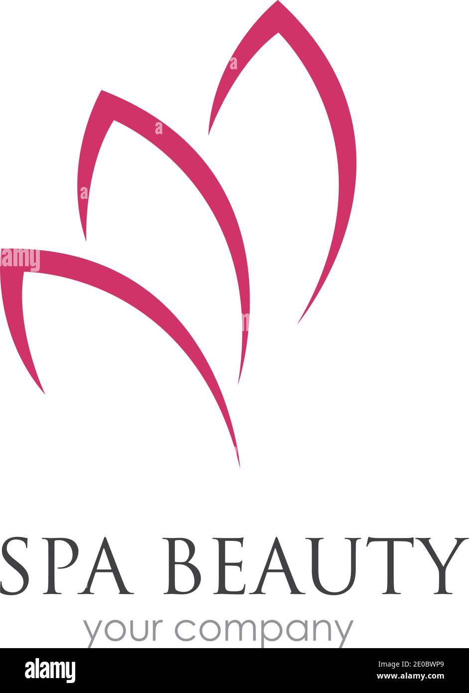 spa logo vector illustration design template Stock Vector