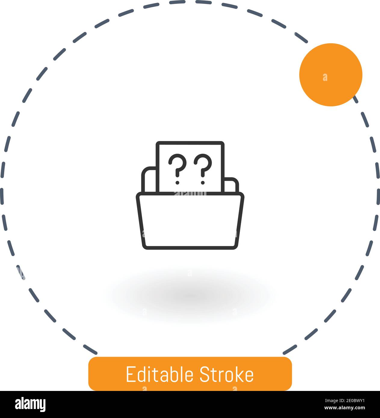 folder vector icon editable stroke outline icons for web and mobile ...