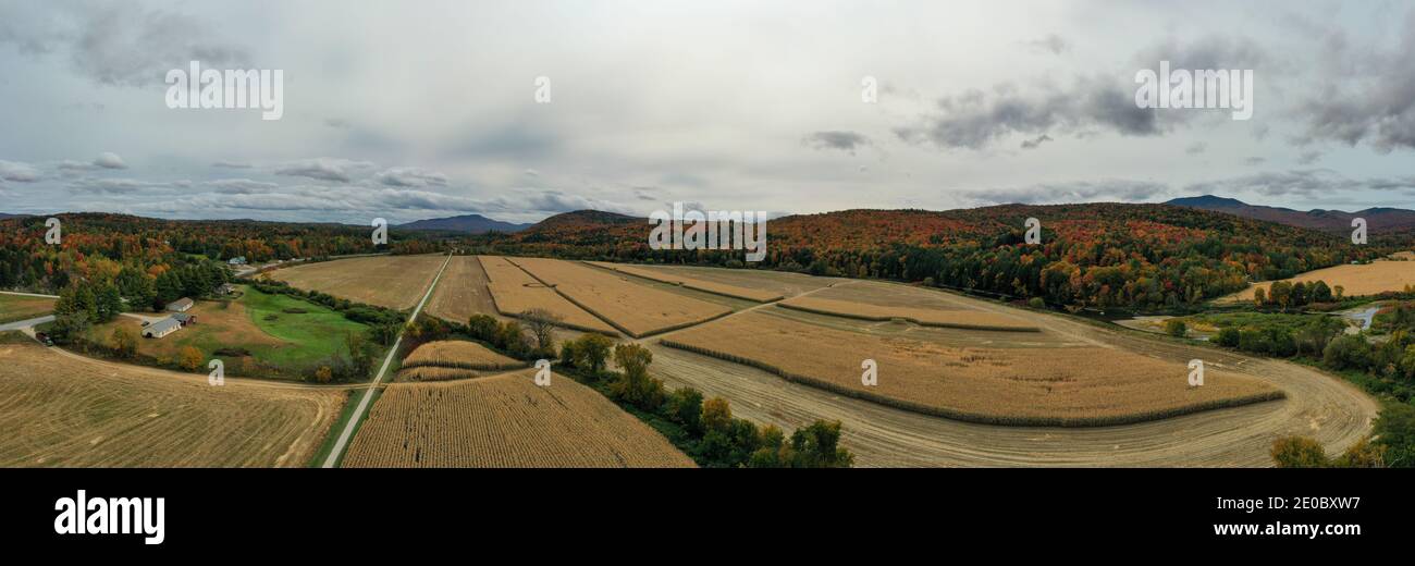 Aerial view of corn fields hi-res stock photography and images - Alamy