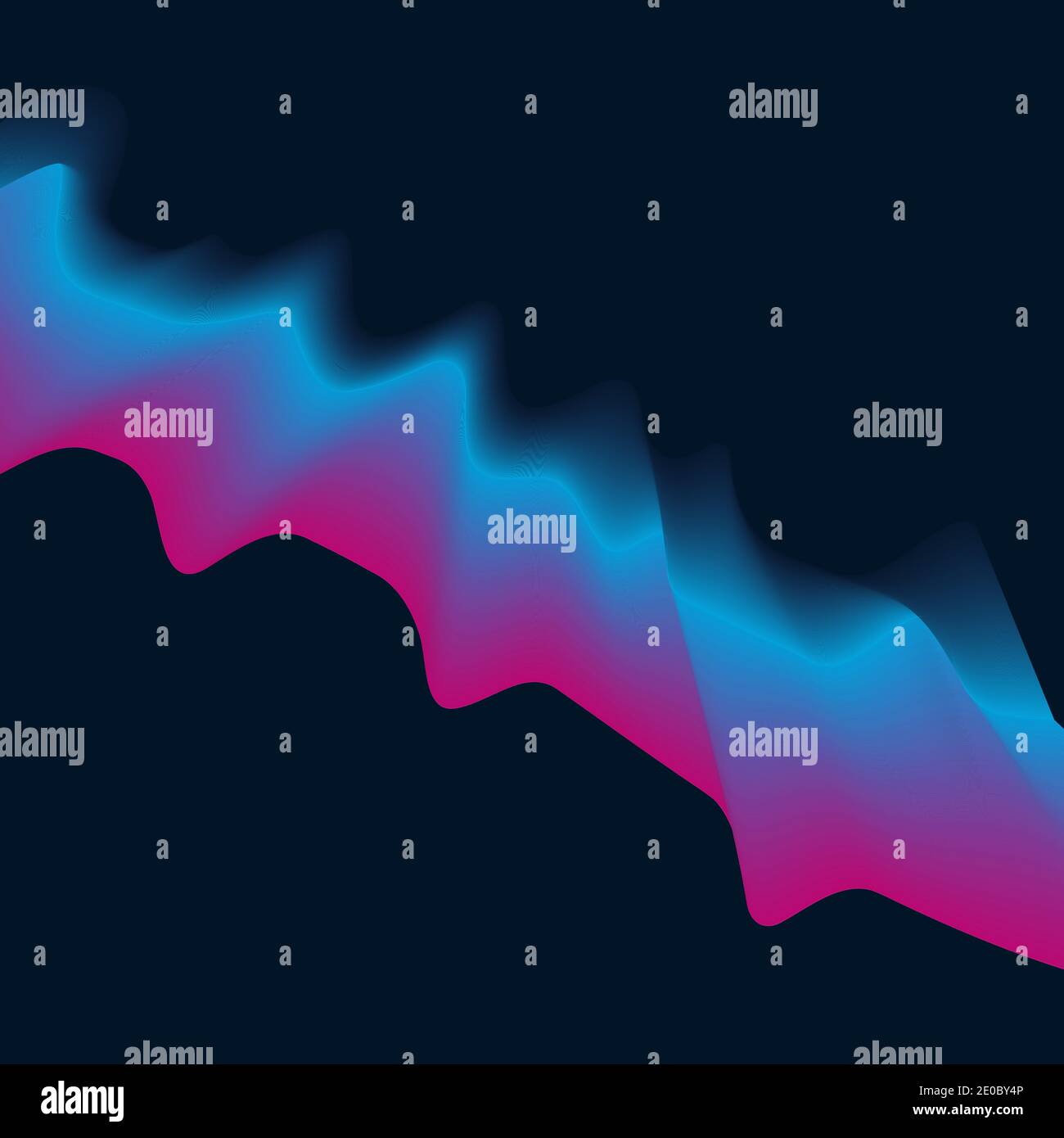 An abstract wavy psychedelic background image. Stock Vector