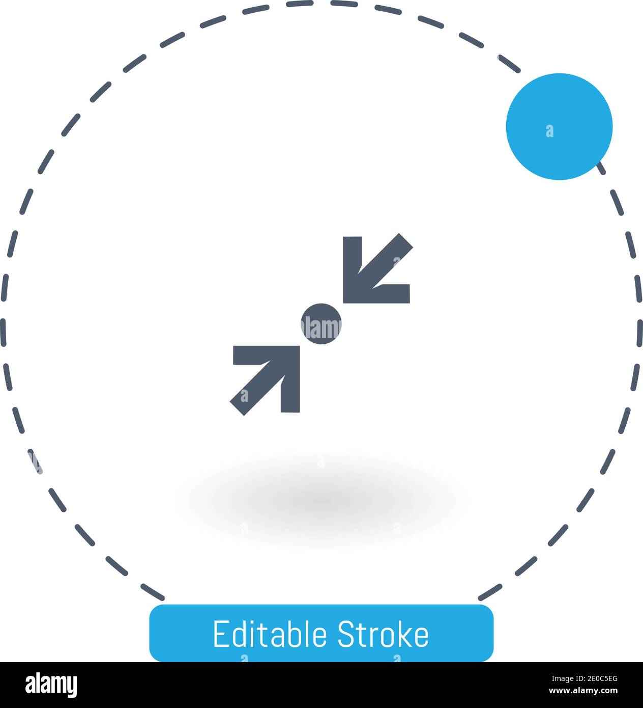 resize vector icon editable stroke outline icons for web and mobile Stock Vector