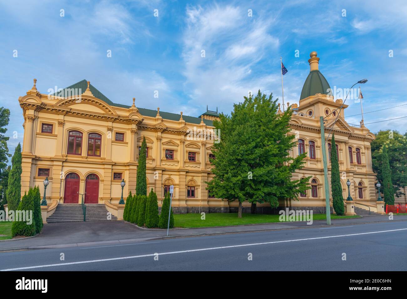Albert hall in Launceston, Australia Stock Photo Alamy