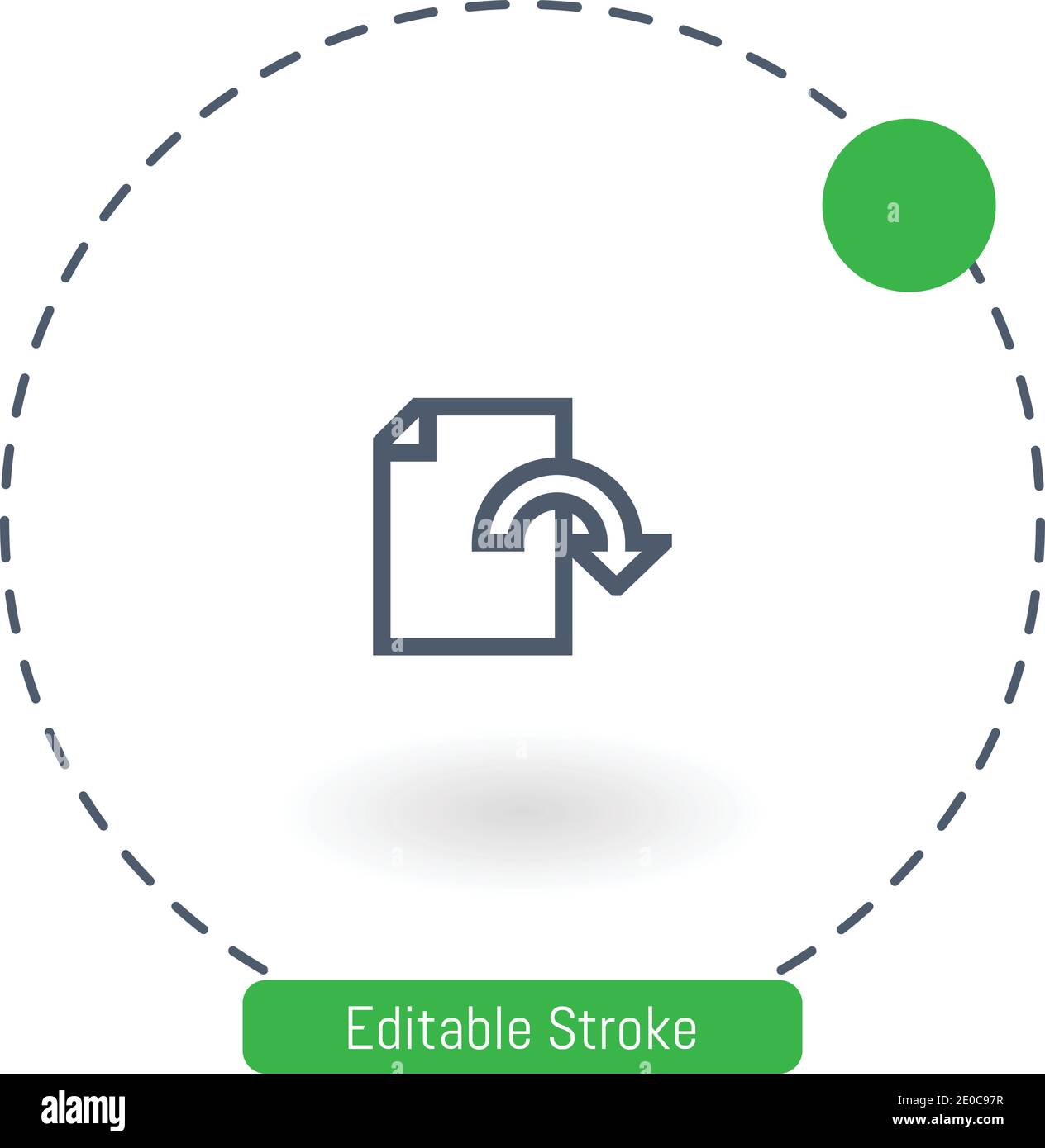 restore vector icon editable stroke outline icons for web and mobile ...