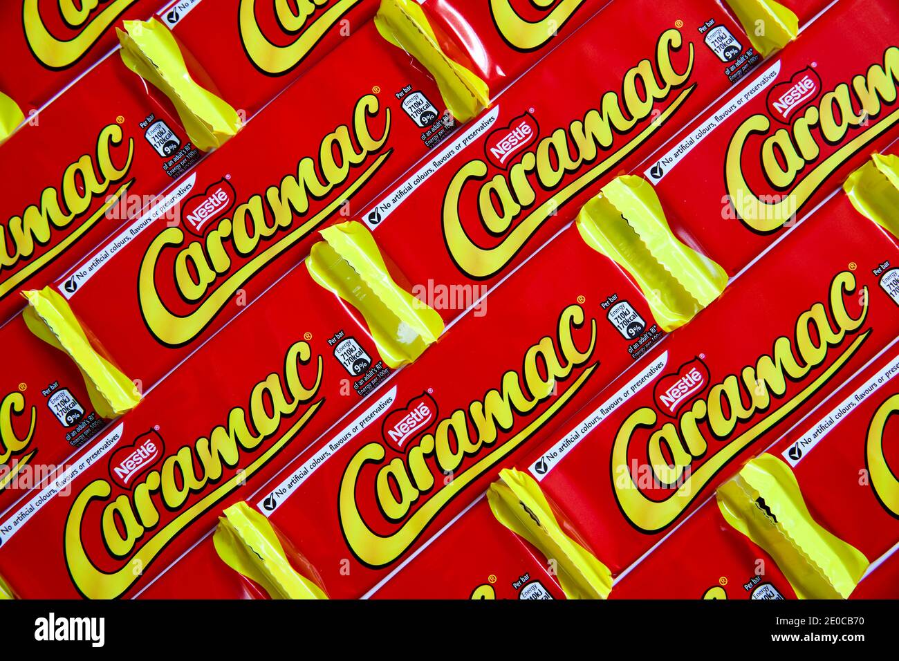 Nestle Caramac Stock Photo