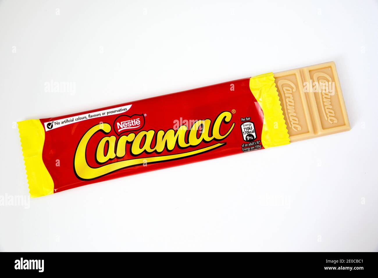 Nestlé Caramac Chocolate Bar Stock Photo
